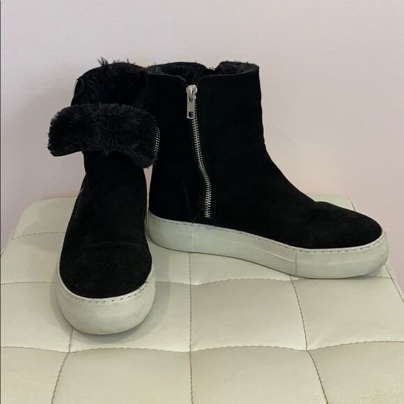Steve Madden Fur Lined Booties - Picture 1 of 4